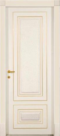 Глянцевая дверь ROMAGNOLI Faraone 1BR1BFAR bianco lucido - Итальянские межкомнатные двери