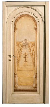 Арочная дверь FLEX P 06 R Aurora (декор с одной стороны) - Итальянские межкомнатные двери