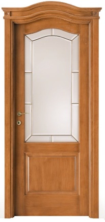 Арочная дверь LEGNOFORM 7R-13 alder anticato noce chiaro - Итальянские межкомнатные двери