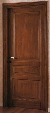 Дверь из массива ROMAGNOLI New Classic NW3B noce patinato - Итальянские межкомнатные двери