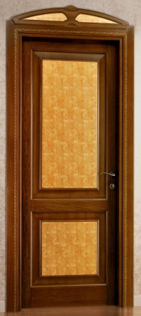 Дверь из массива ROMAGNOLI Hopera HP2B noce patinato. - Итальянские межкомнатные двери