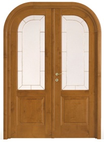 Двойная дверь LEGNOFORM 9-30 alder tinto noce chiaro - Итальянские межкомнатные двери