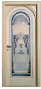 Итальянская дверь FLEX P 06 R Notturno (декор с одной стороны) на складе, I Laccati, эксклюзивные двери