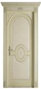 Итальянская дверь FLEX P 305 R laccantica verde con decori e argento на складе, I Laccati, эксклюзивные двери
