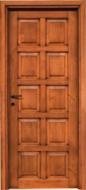 Итальянская дверь 1-35 alder finitura ciliegio scuro на складе, Двери из массива