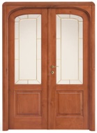 Межкомнатная дверь LEGNOFORM - Classica - Laccati - 8R-30 alder finitura ciliegio scuro