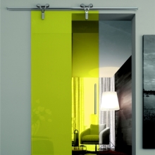 Итальянская перегородка ADIELLE Logika (vetro giallo) на складе, Logika, эксклюзивные двери